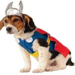 disfraz Thor para perros Hat Unisex Negro