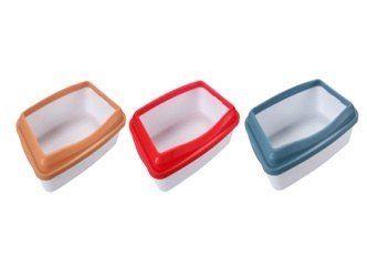 Translucent Square Litter Box Without Scoop