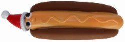 Vinyl Squeezy Dog Hotdog