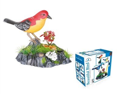 Voice Control Bird Decoration 13.00 x 17.50 x 12.50