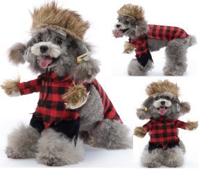 Werewolf Standing Costume Set (Hat + Cape + Shirt)