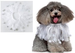 White Snowflake Collar S MQ-SDZ33