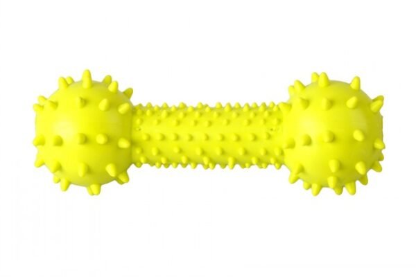 Barbell Dog Toy, 14 cm