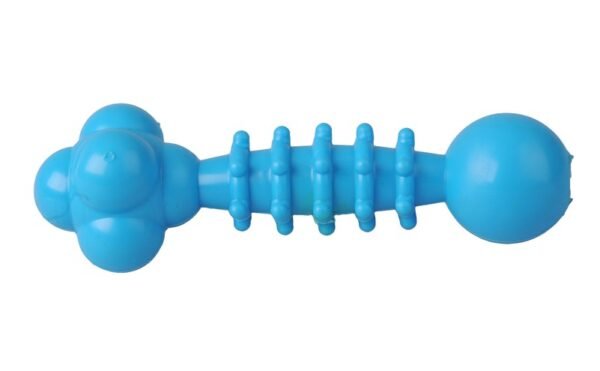Single Bar Barbell Dog Toy, 15.5 cm