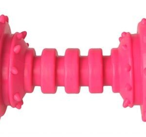 Spiky Ring Barbell Dog Toy, 12 cm