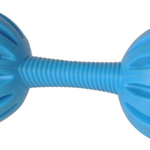 Ribbed Ring Barbell Dog Toy, 14.5 cm