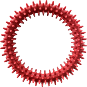 Large Spiky Ring Dog Toy, 12.5 cm