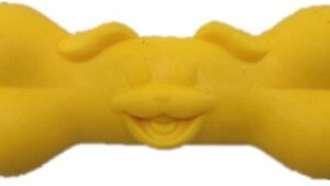 Small Dog Face Bone Dog Toy, 8.5 cm