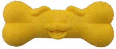 Small Dog Face Bone Dog Toy, 8.5 cm