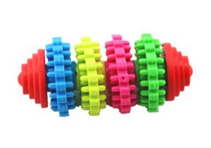 Four-Blade Gear Dog Toy, 8.3 cm