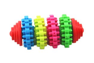 Four-Blade Gear Dog Toy, 8.3 cm