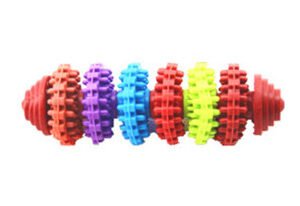 Six-Blade Gear Dog Toy, 11.2 cm