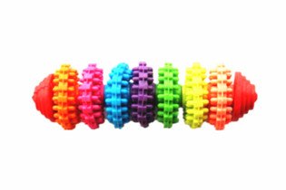 Seven-Blade Gear Dog Toy, 12.8 cm