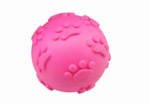 Paw Print Ball Dog Toy, 6 cm