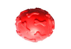 Bone Shaped Ball Dog Toy, 6 cm