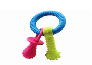 Pacifier Ring Dog Toy, 15.3 cm
