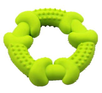 Bone Ring Dog Toy, 9.5 cm
