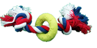 Small Circle Rope Dog Toy, 20 cm