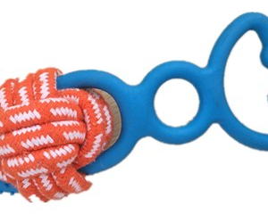 Cotton Rope Tug Ring Dog Toy, 20 cm