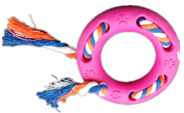Small Rope Circle Dog Toy, 16.5 cm