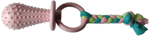 Pacifier Braided Rope Dog Toy, 25 cm