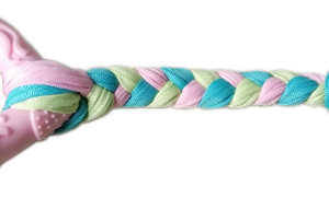 Heart Braided Rope Dog Toy, 17 cm