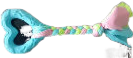 Heart Plush Dog Toy, 21 cm