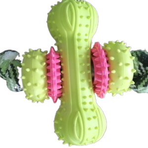 Whistle Barbell Rope Dog Toy, 22.5 cm