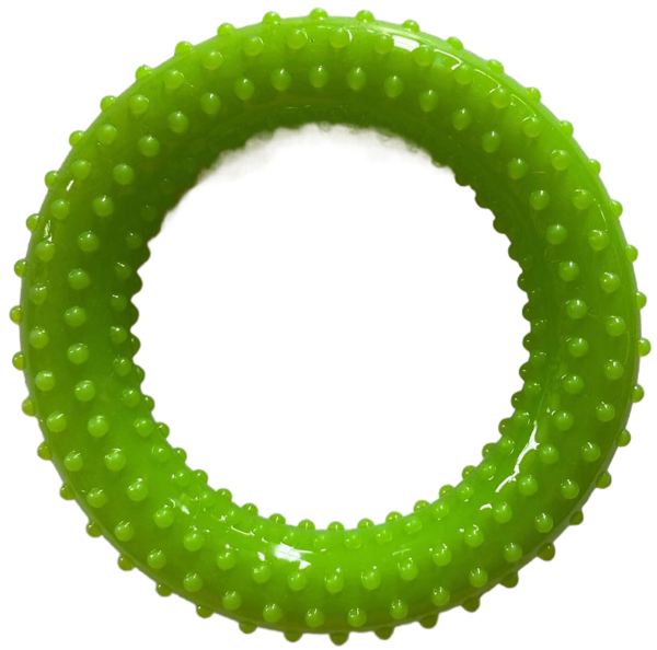Short Spike Ring Dog Toy, 9 cm